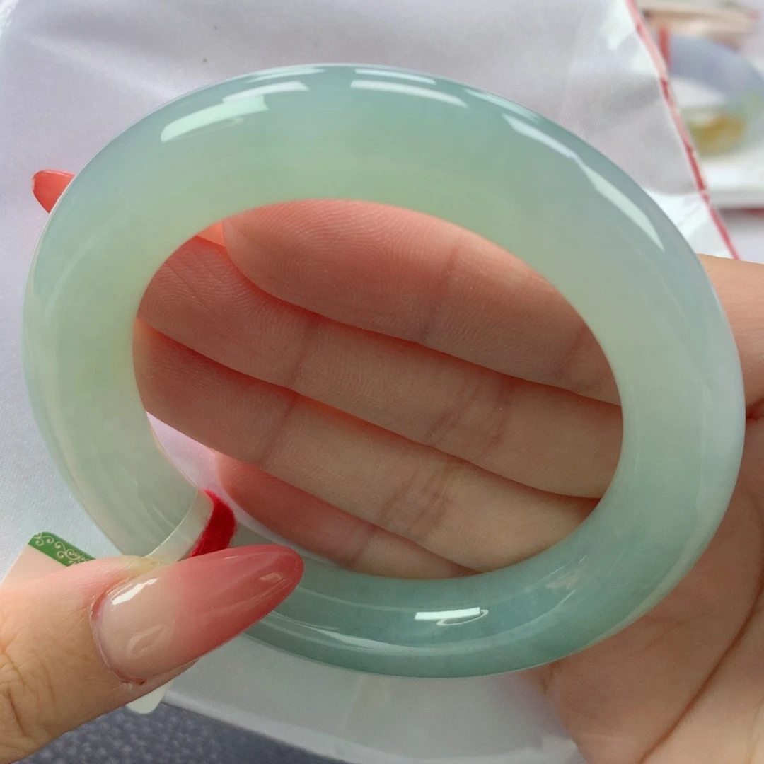 未镶嵌手镯翡翠缅甸天然翡翠A货55.6