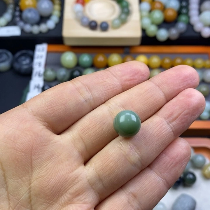 和田玉卡12单珠未镶嵌春***暮