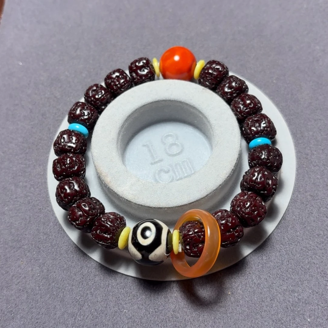 吊坠金刚菩提黑金刚单圈12mm