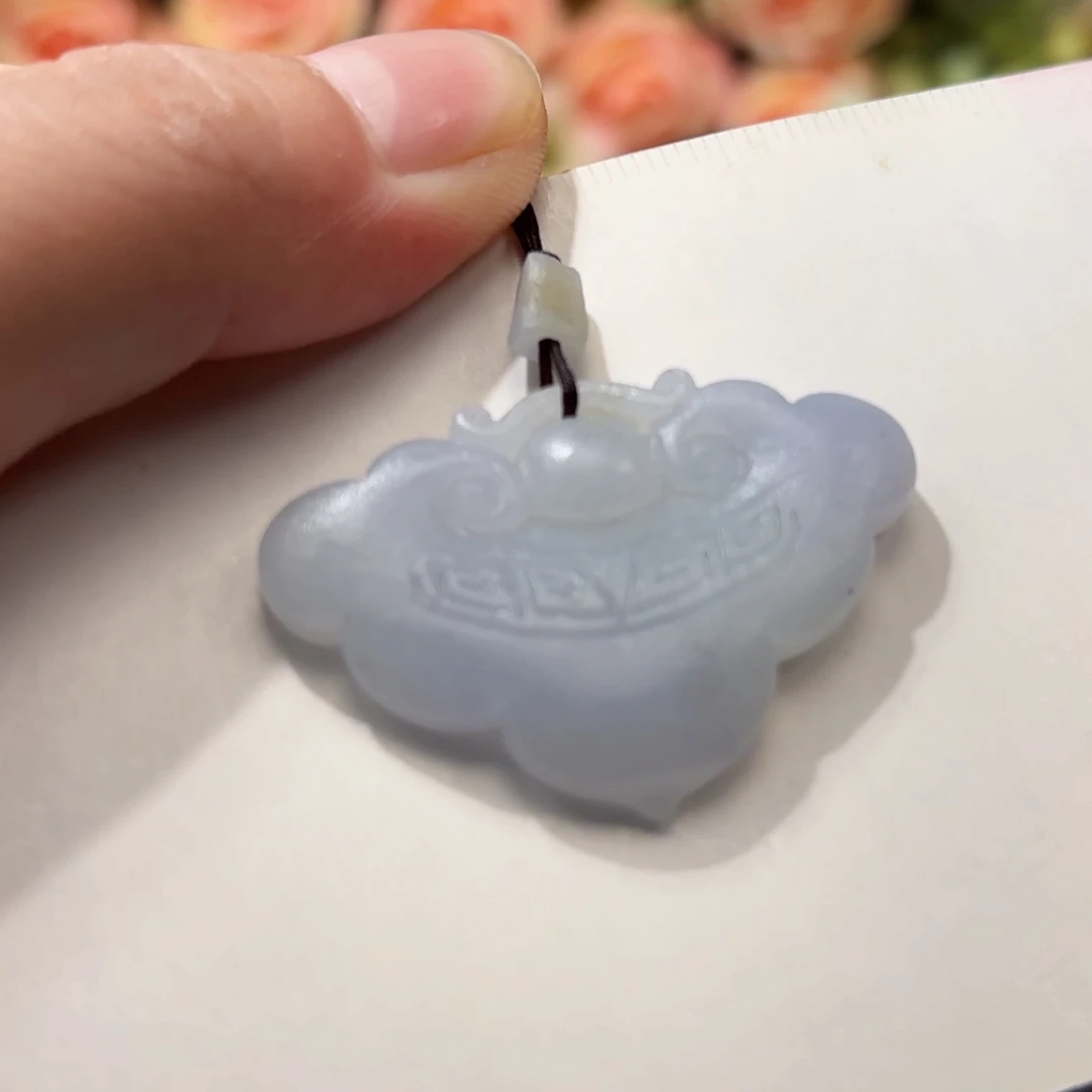 定制翡翠未镶嵌天然缅甸翡翠A货如意锁不退不换