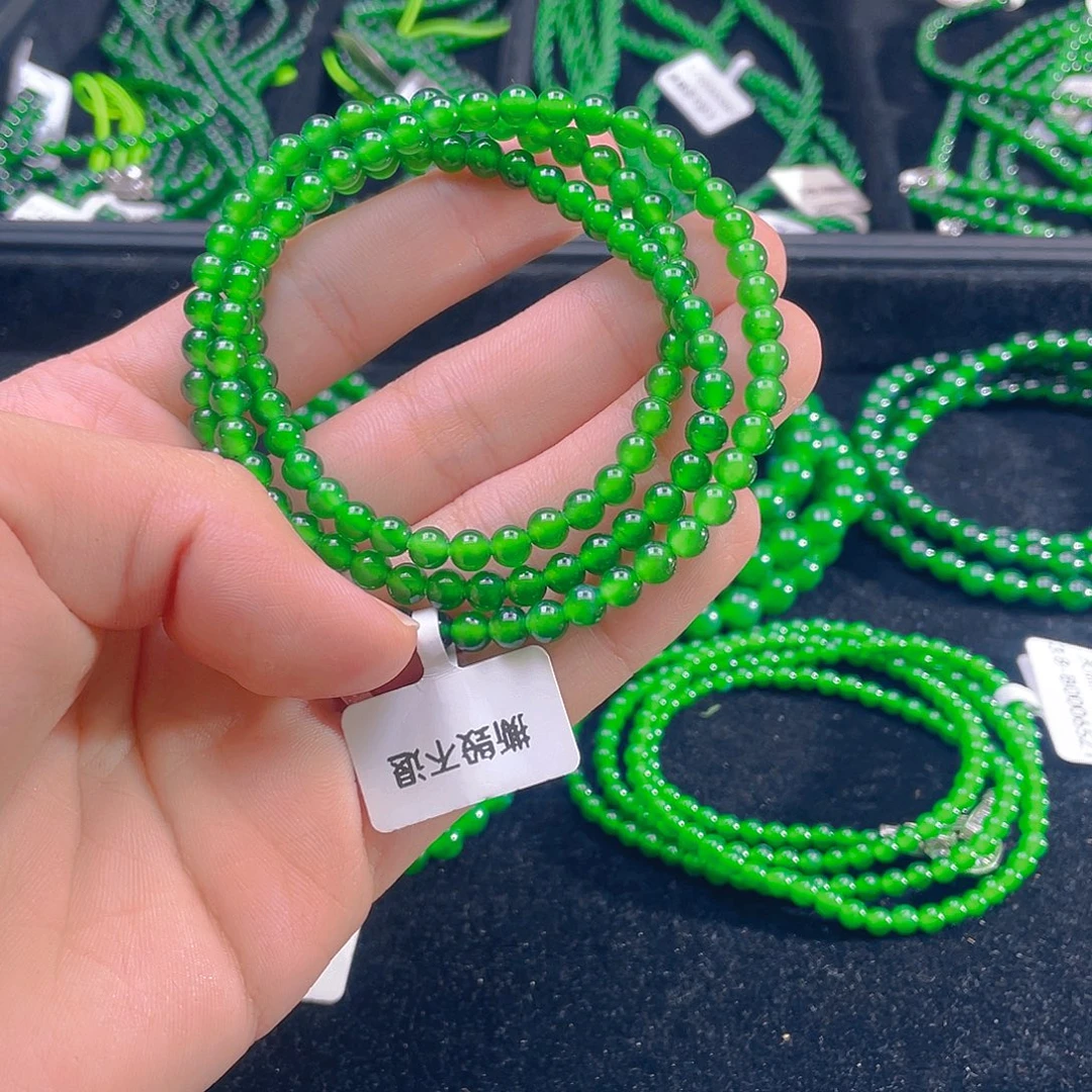 翡翠未镶嵌颈饰