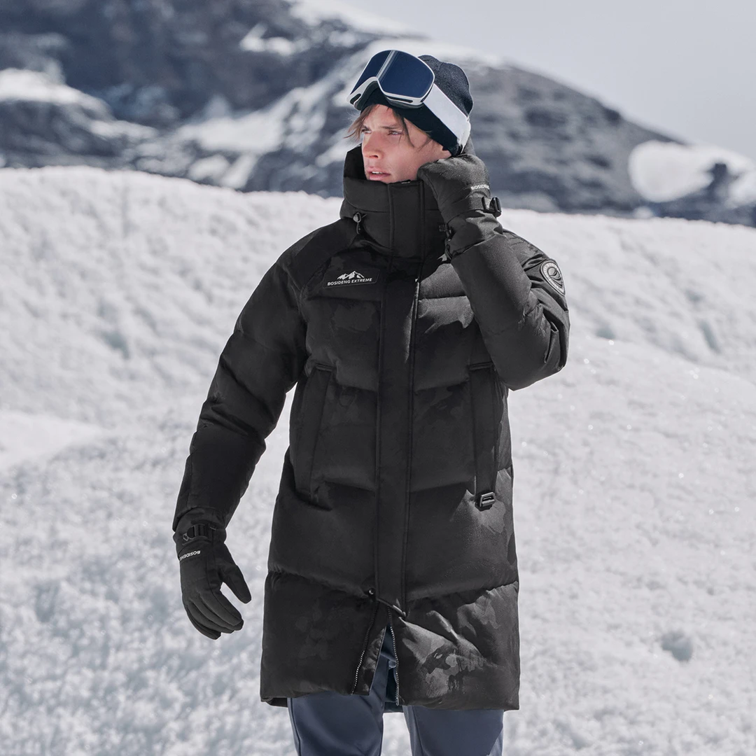 【加绒御寒】2024新款冬季女中长款运动户外休闲加厚极寒羽绒服2330