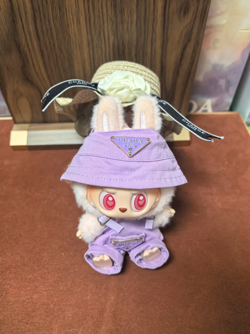 17cm拉布布坐坐1.02.03.0玩偶帅气换装搪胶替换衣服《不含娃》