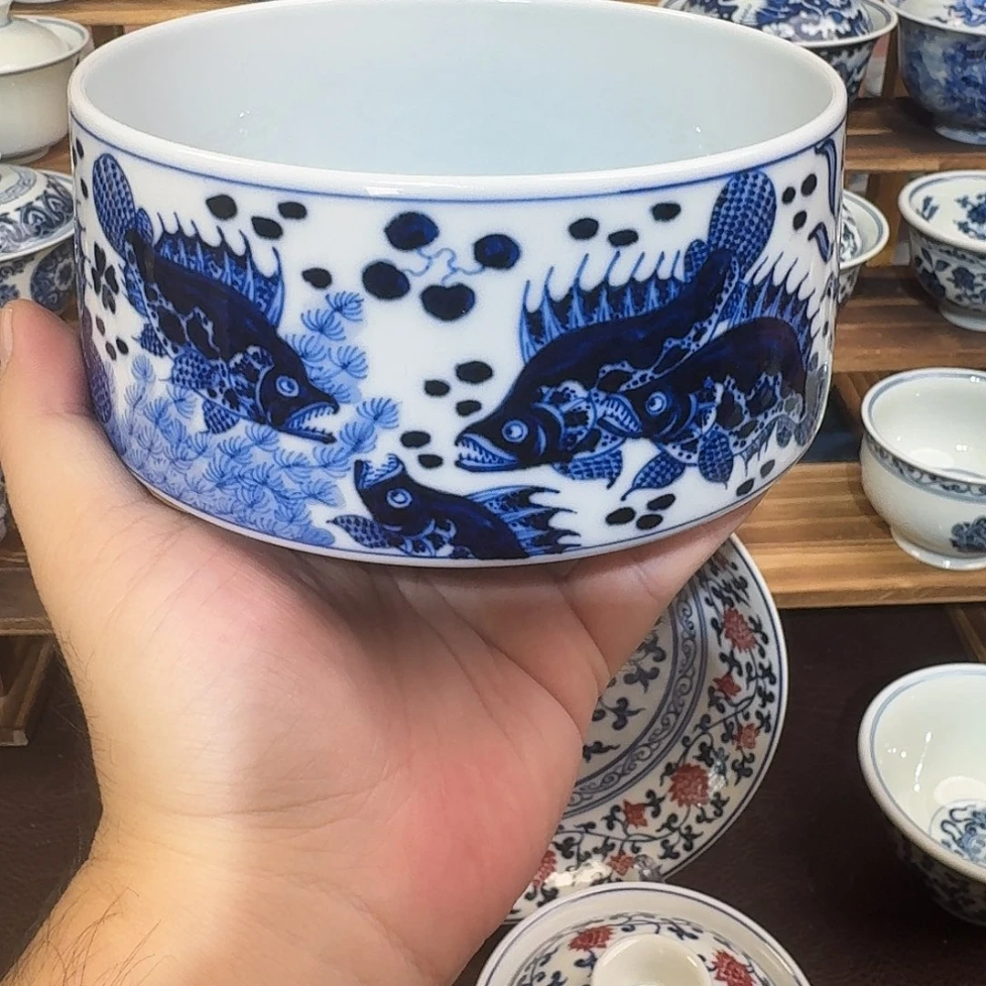 杯子纯手工手绘瓷瓷1