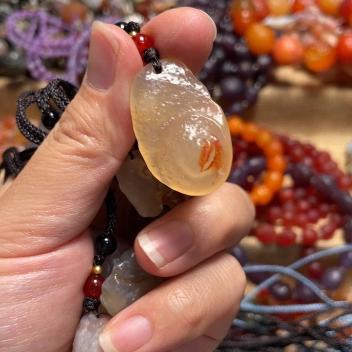 半***）玛瑙/玉髓合金手链