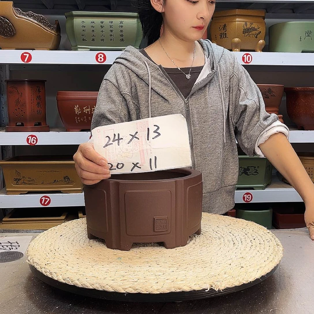 紫砂花盆紫砂花盆