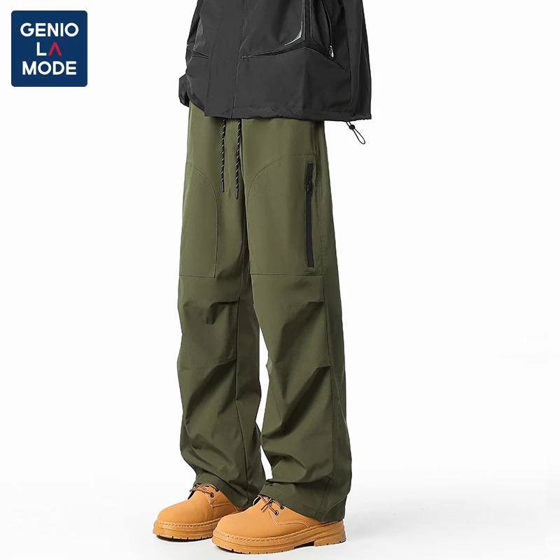 GENIO LAMODE美式工装凉呼呼机械工装裤男款夏季美式潮流休闲百搭