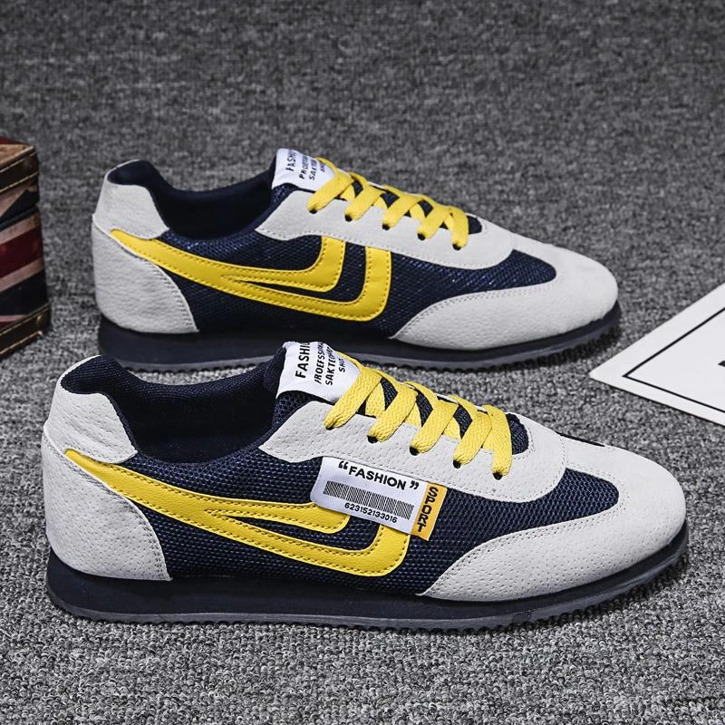 男鞋夏季2025年新款潮流百搭休闲运动跑步平底防滑鞋学生轻便潮鞋