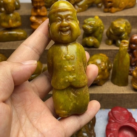 蛇纹石玉未镶嵌颈饰33