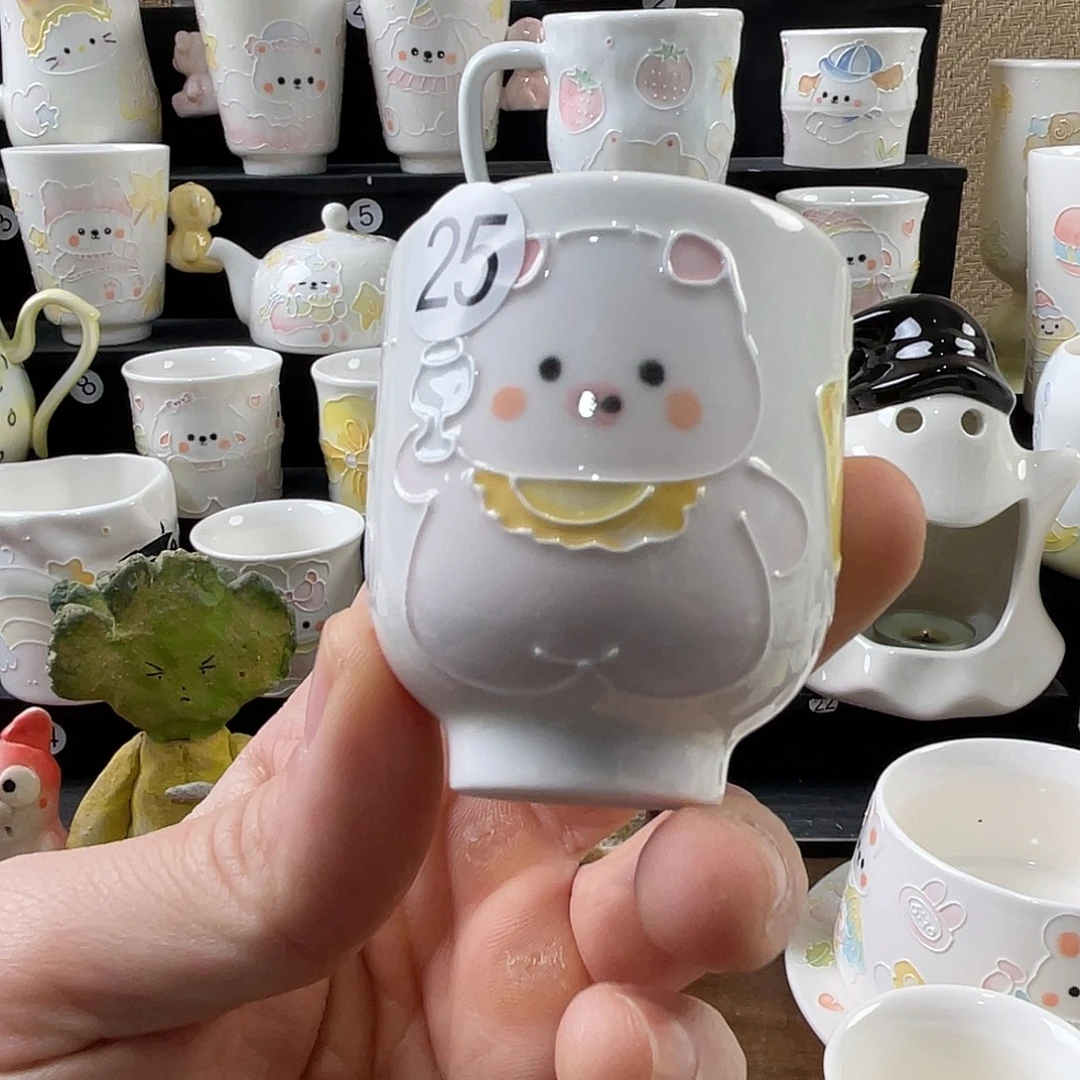 漫甜手工陶瓷杯子