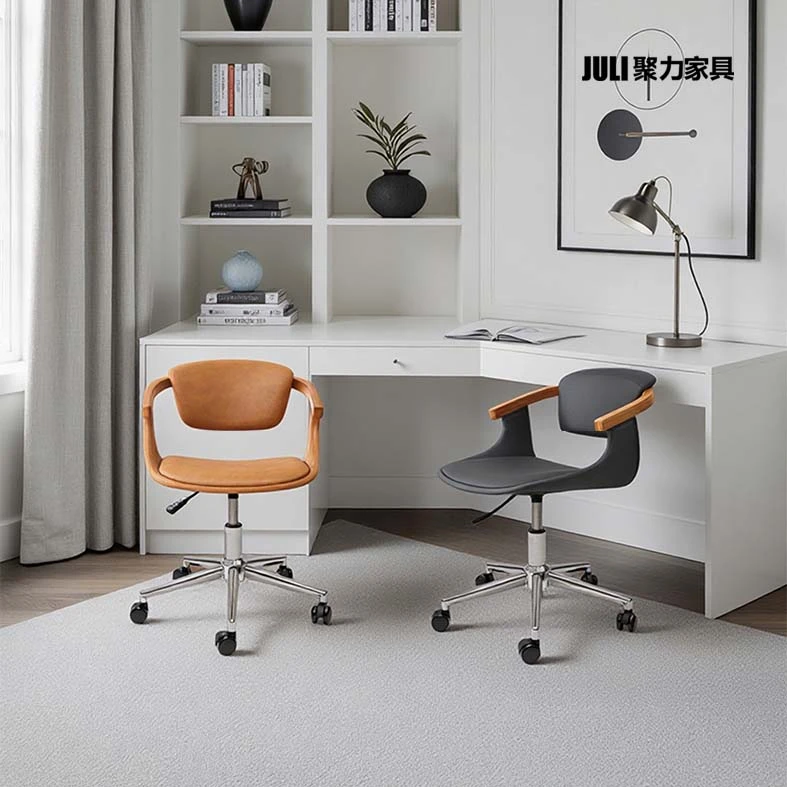 办公椅电脑椅子学习椅靠背椅书房椅书桌椅久坐舒适升降家用复古椅