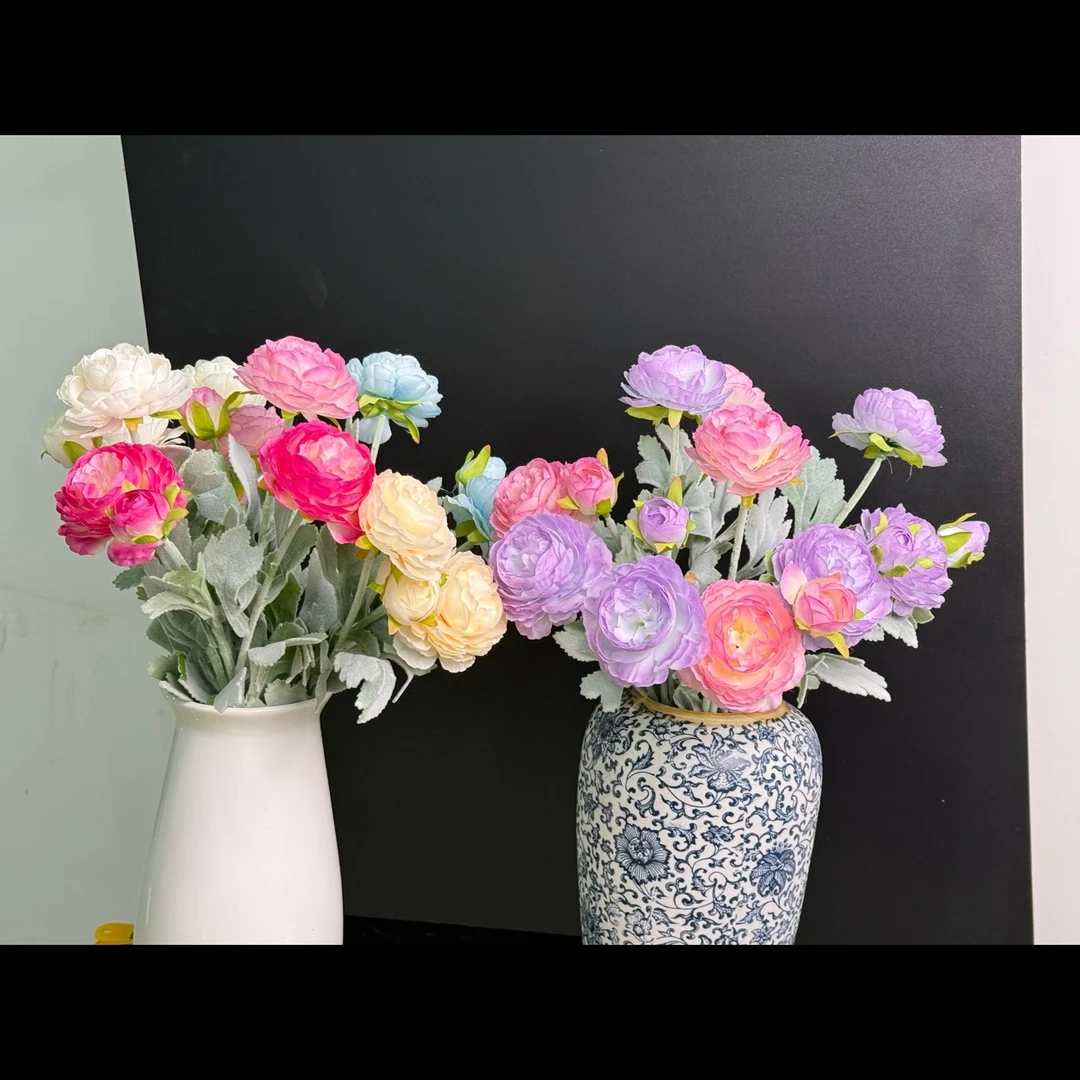 露莲仿真洋牡丹假花家居客厅装饰花艺摆件
