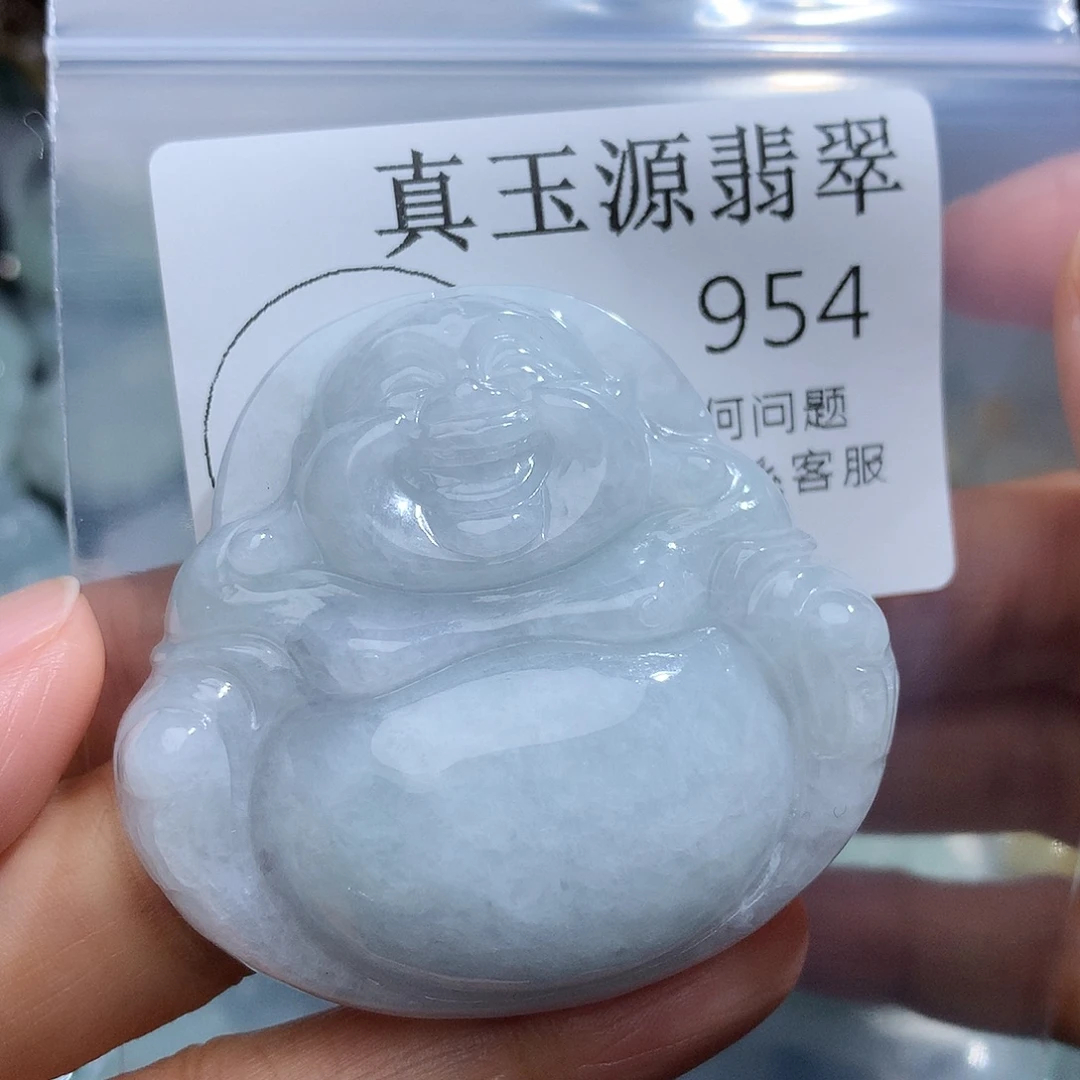 翡翠未镶嵌颈饰954