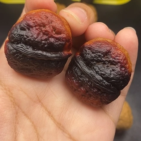 文玩核桃把件36尺肌肉蛙