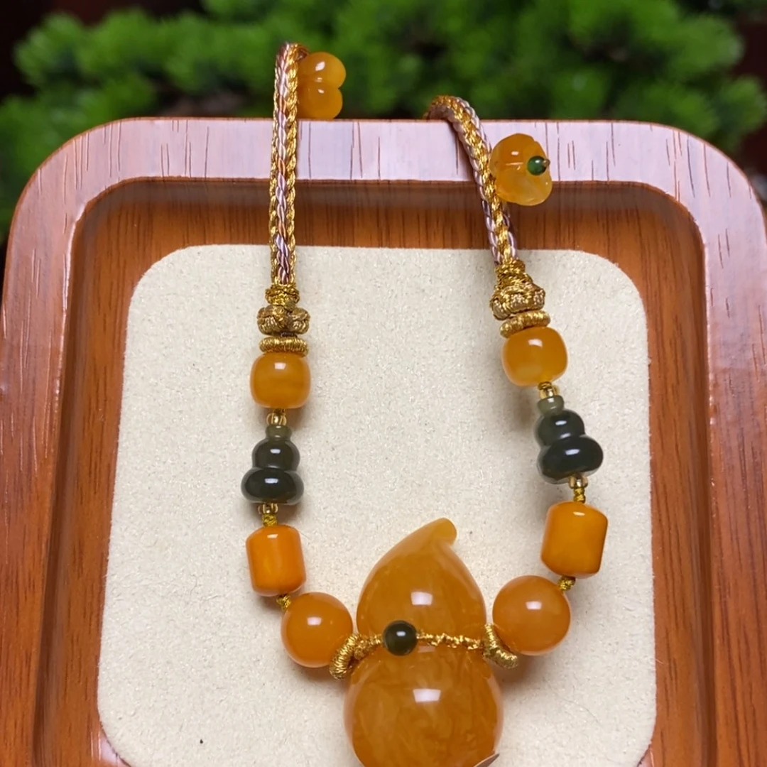 【闪购商品】蜜蜡颈饰未镶嵌项链