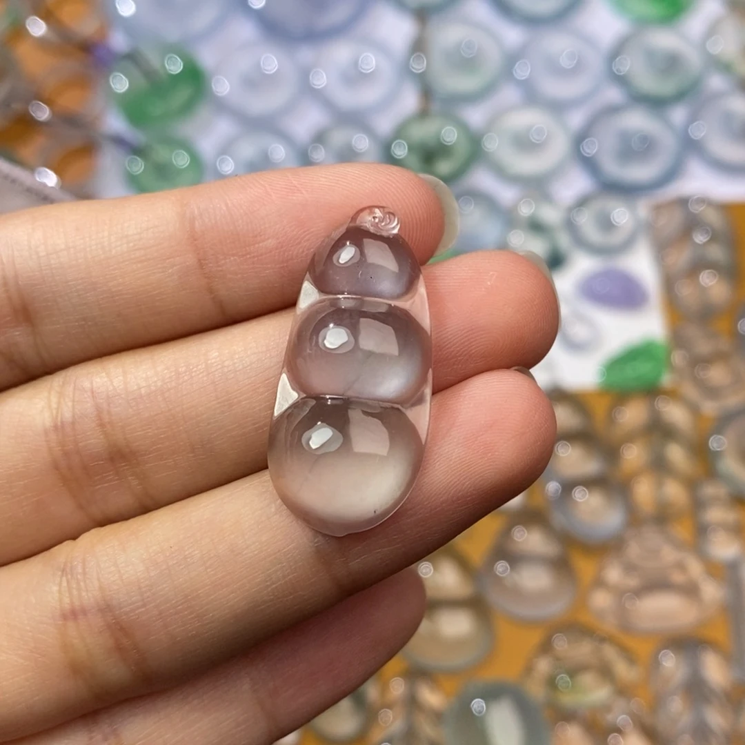 颈饰未镶嵌翡翠福豆