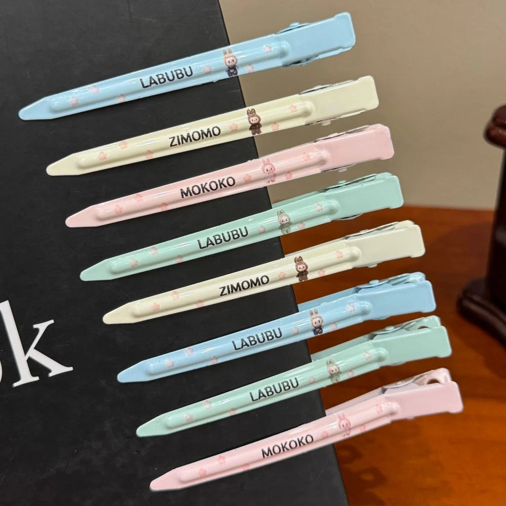 可爱卡通蓬松发夹洗脸夹碎发一字甜美刘海侧边夹碎发鸭嘴发卡发饰