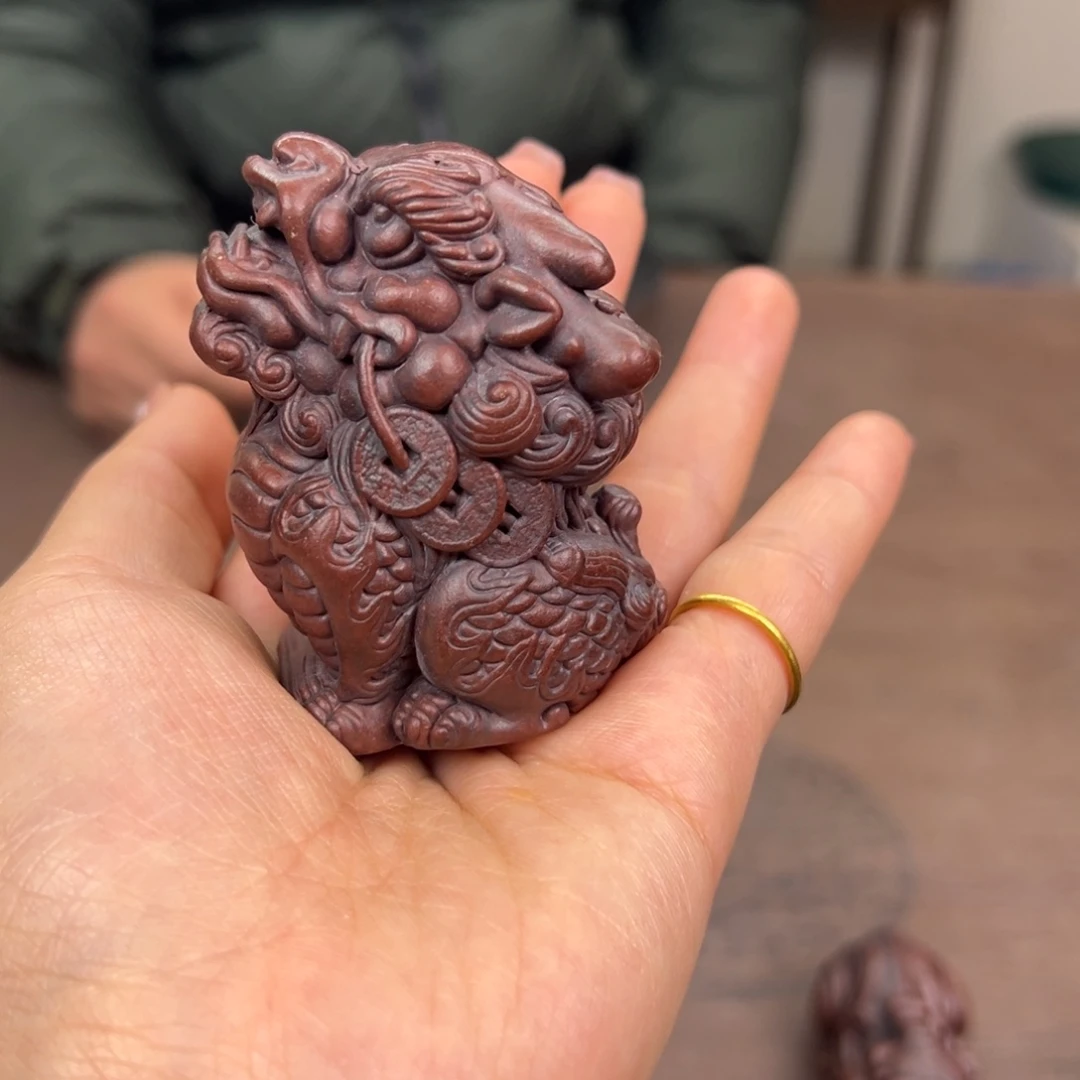 紫砂茶宠貔貅摆件