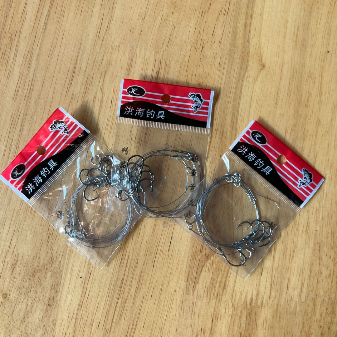 精品钢丝串钩防缠绕伊势尼鱼钩海钓鱼钩钓组渔具配件垂钓用品