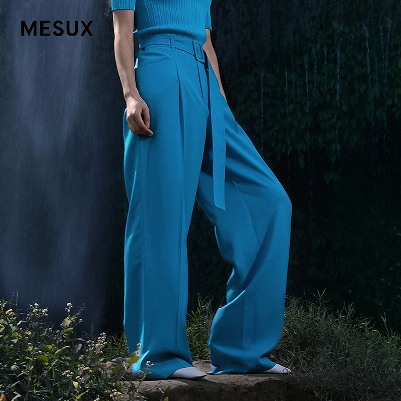 【丽公主专享】MESUX米岫阔腿长裤MLMUQ421直播