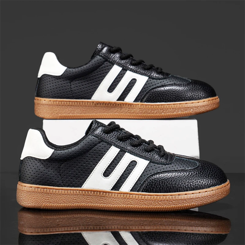 【头层牛皮】男士真皮镂空百搭透气休闲夏季男士板鞋软底德训鞋