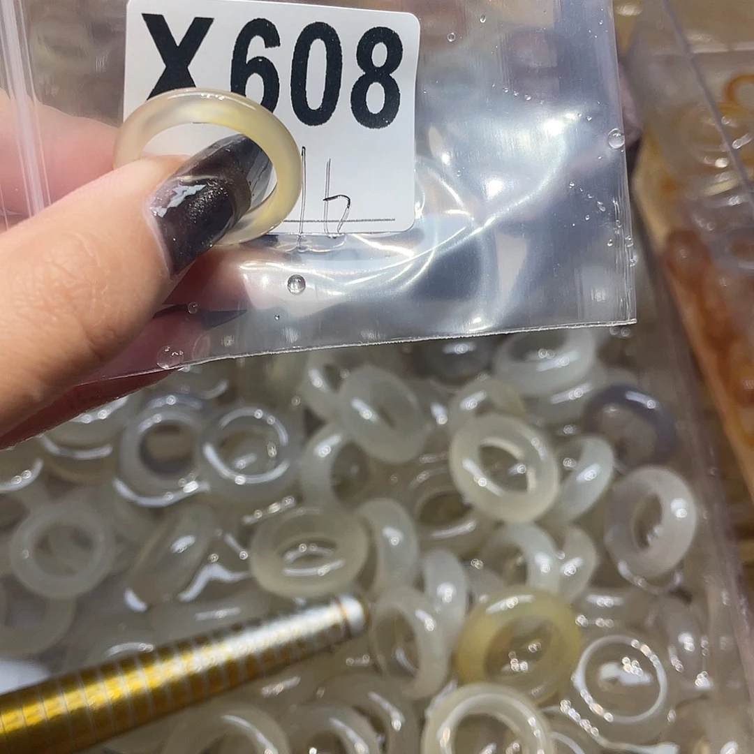 玛瑙/玉髓未镶嵌戒指608