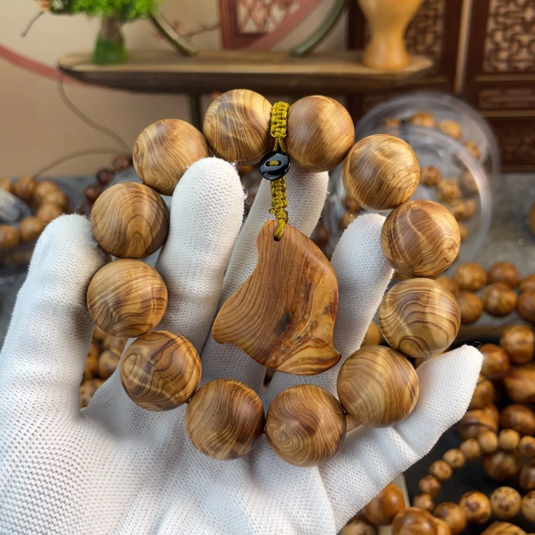 柏木手串/手链太行崖柏2.0妖孽纹闪电