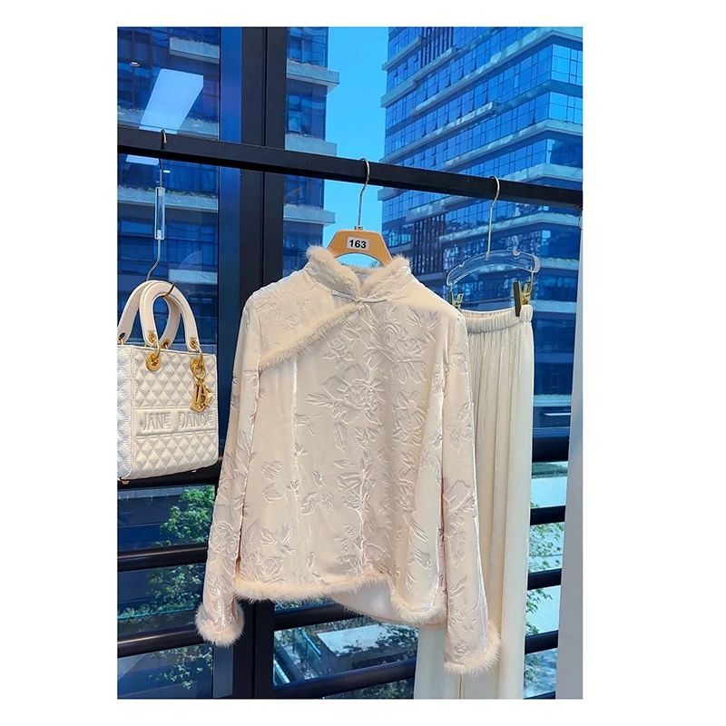 【谷品244】新中式国风秋季新款高端气质复古上衣