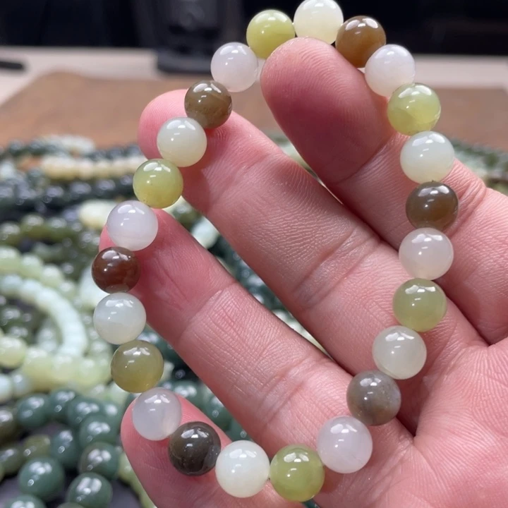 和田玉手链未镶嵌