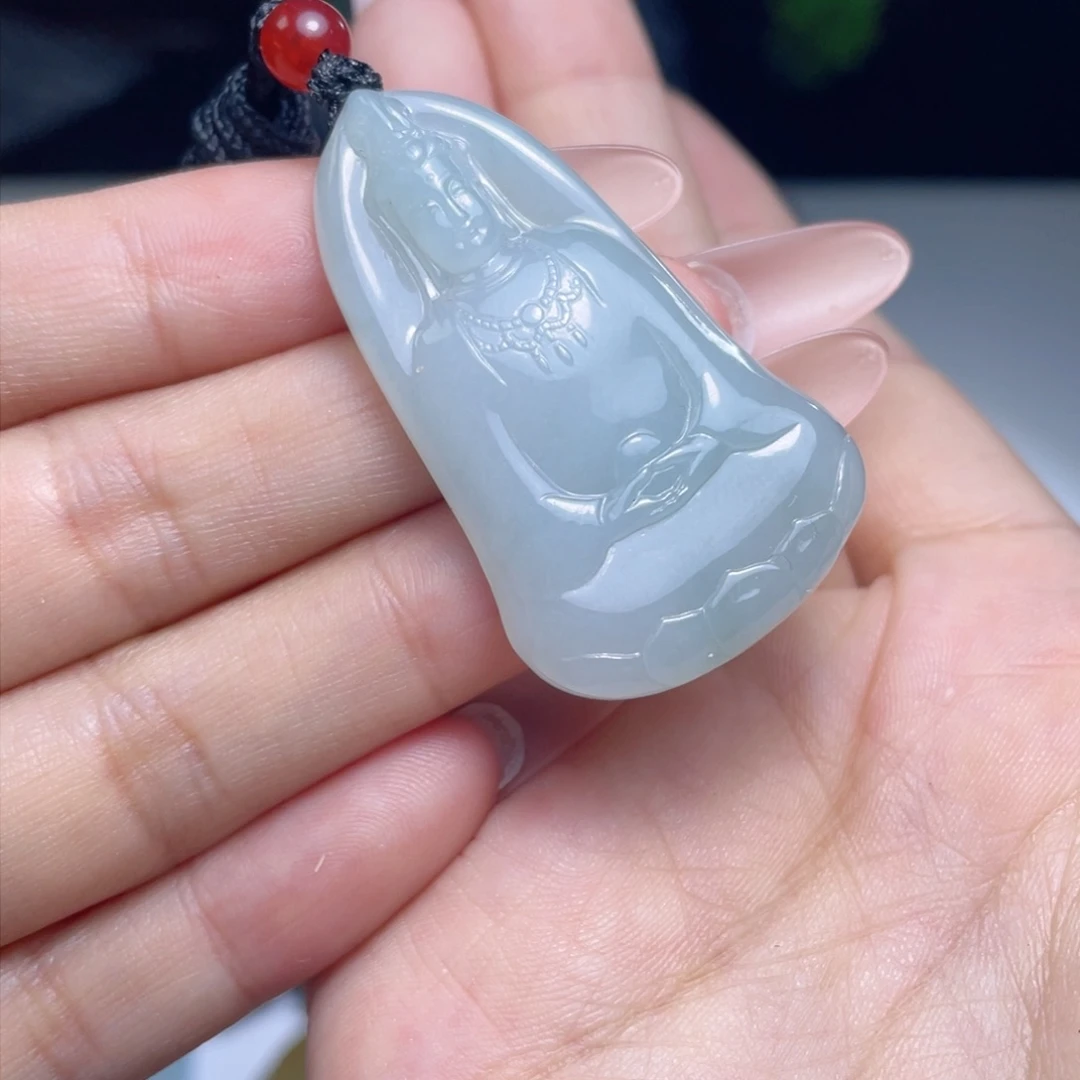 翡翠未镶嵌颈饰成品