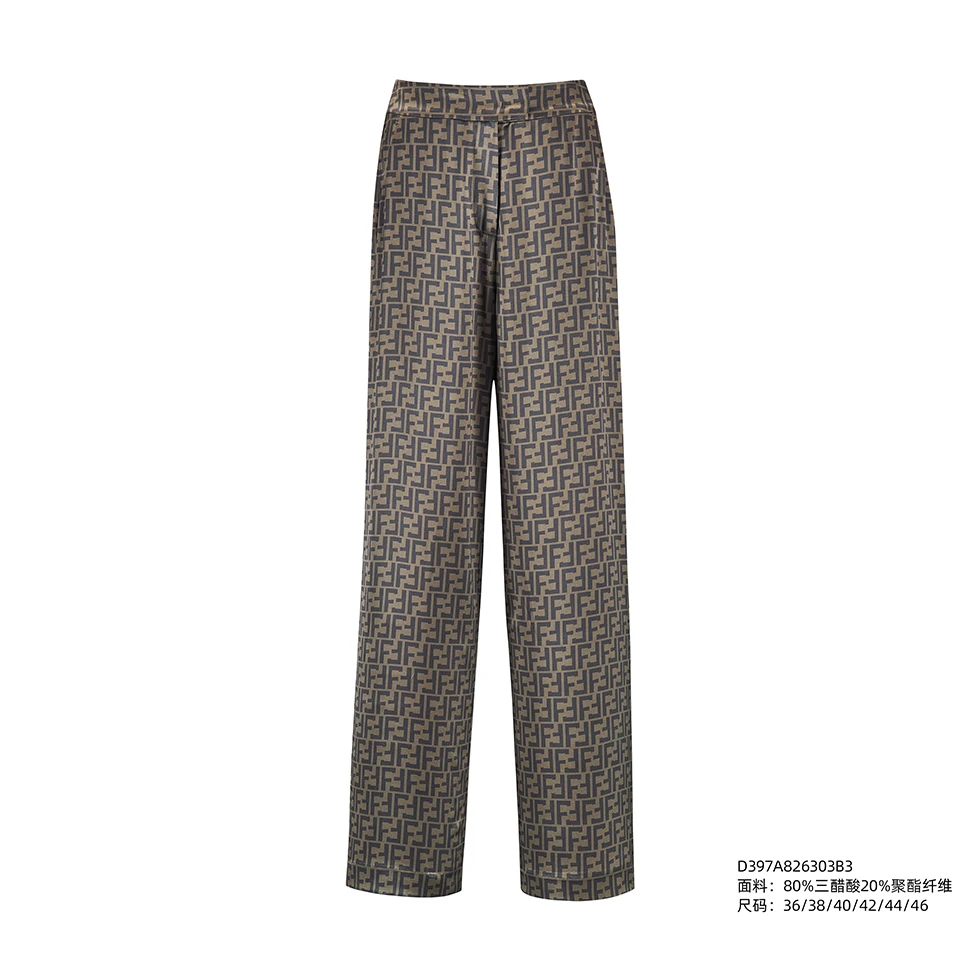 FENDILOR小怪兽25年春夏款女士休闲裤 D397A826303B