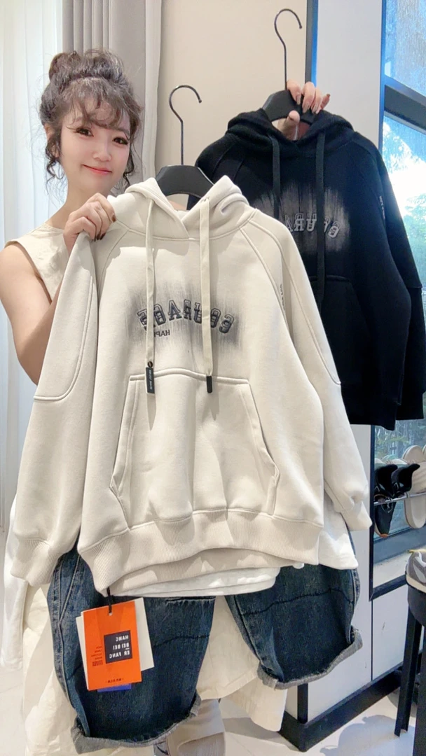 （加绒加厚）男童长袖上衣冬季儿童卫衣时尚宽松刺绣连帽韩版HB52