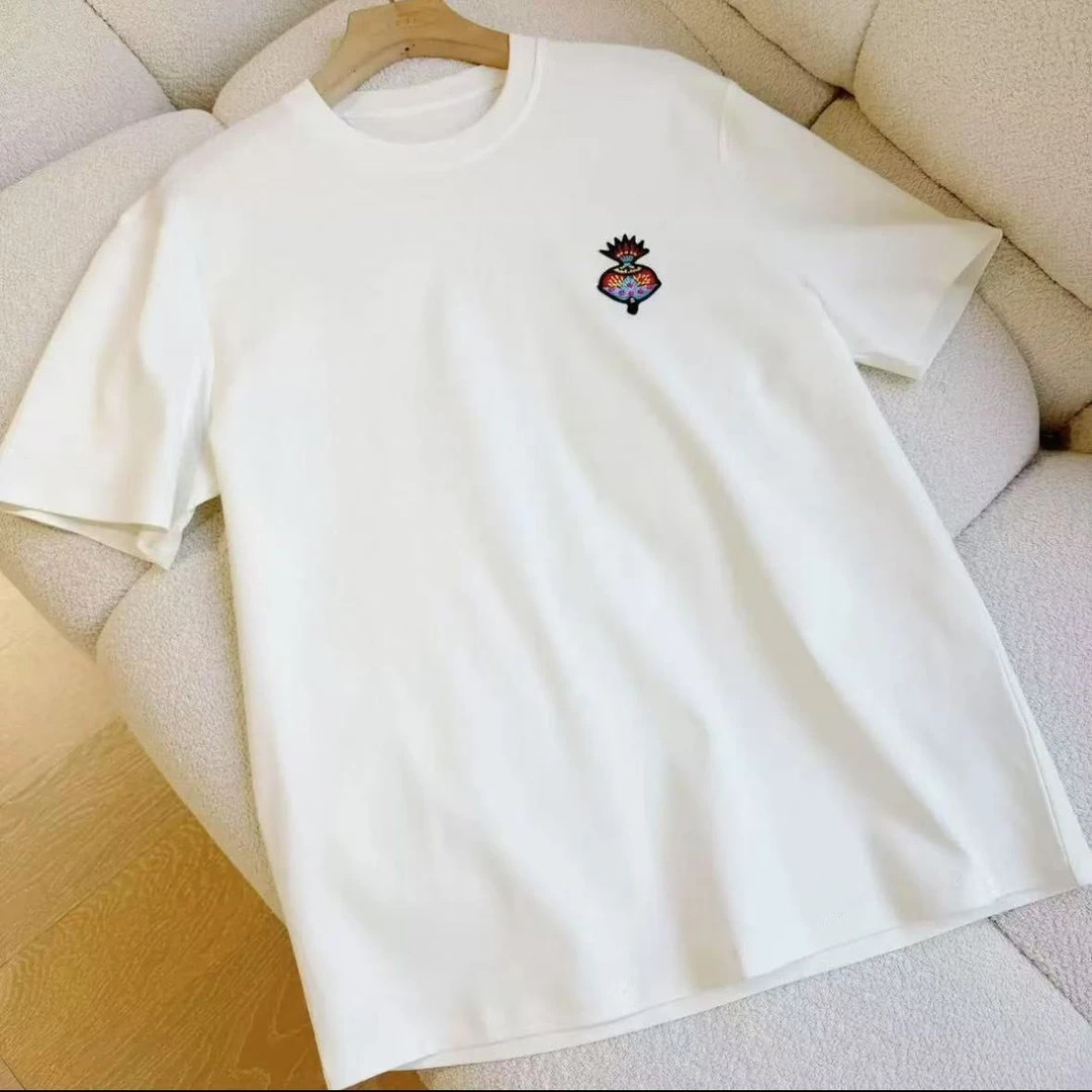 H001小禾系新款直身女装双面针织棉T恤时尚休闲春夏