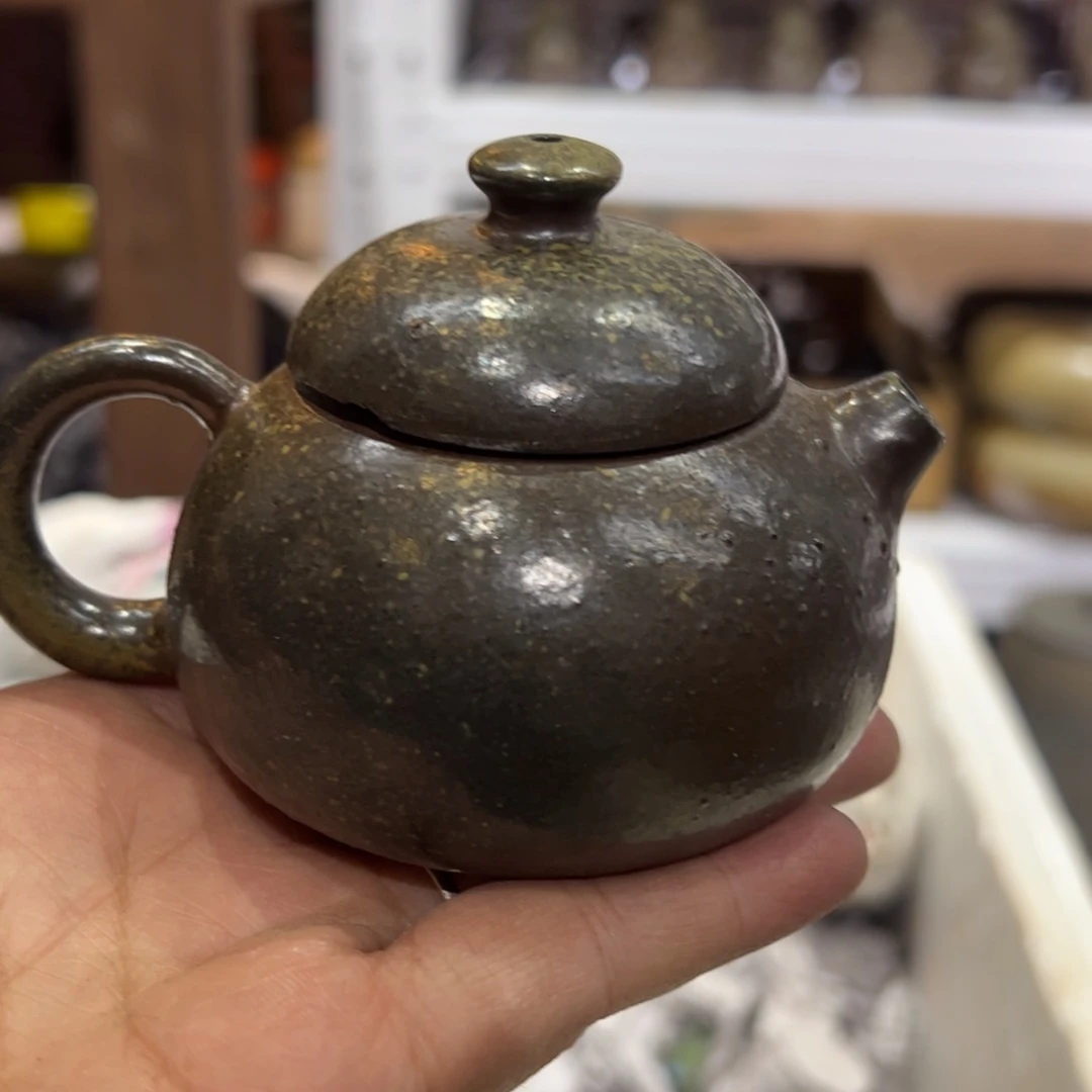 贵台龙窑柴烧茶壶139