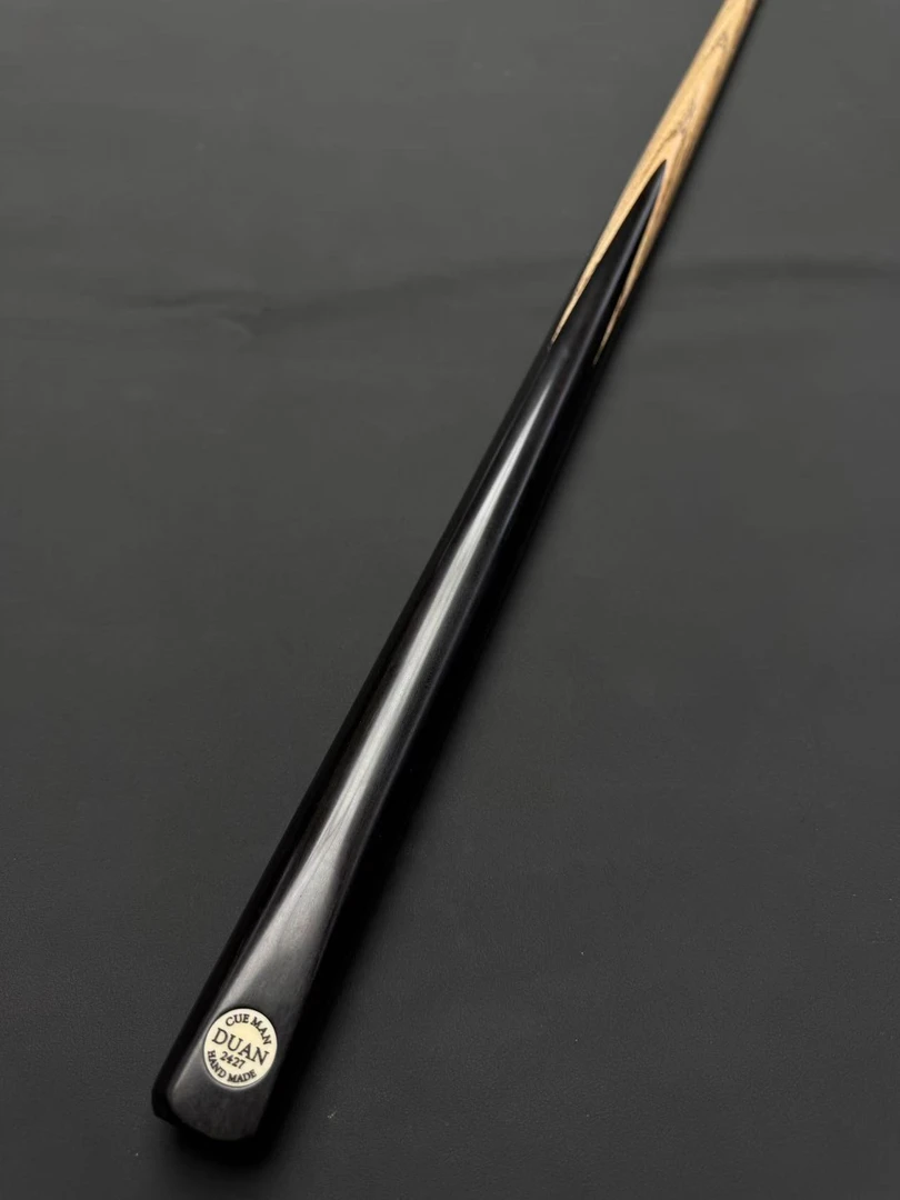 段氏球杆CUE MAN DUAN 段氏球杆黑牌 黑檀黑通中八小头杆2427