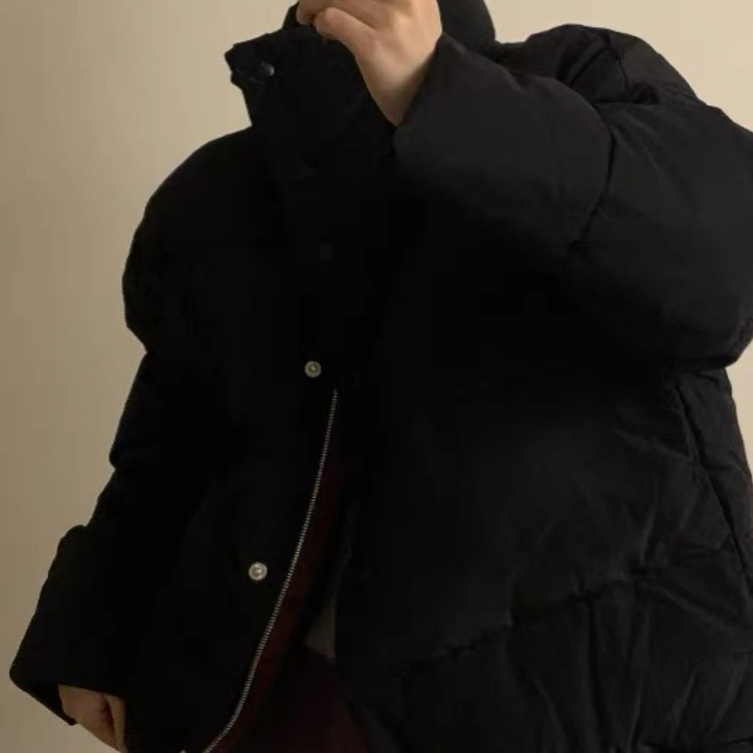 仓6-1 现货！of note2024韩国东大门代购秋冬宽松立领加厚羽绒服女