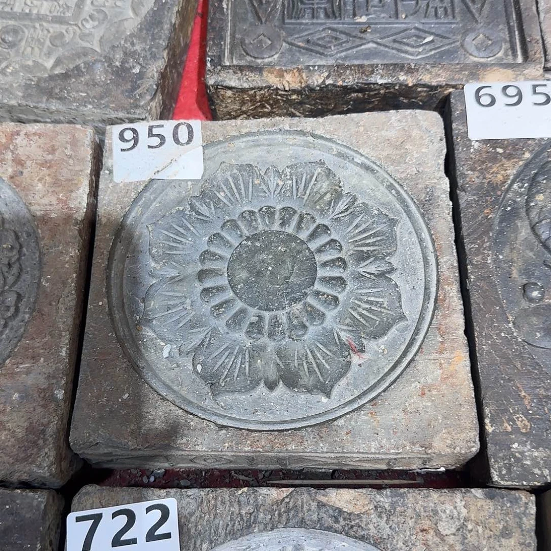 老砖后刻干泡茶台