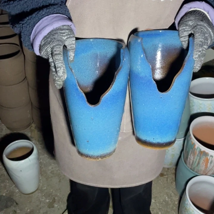 花盆紫砂口14高30瑕疵瑕疵