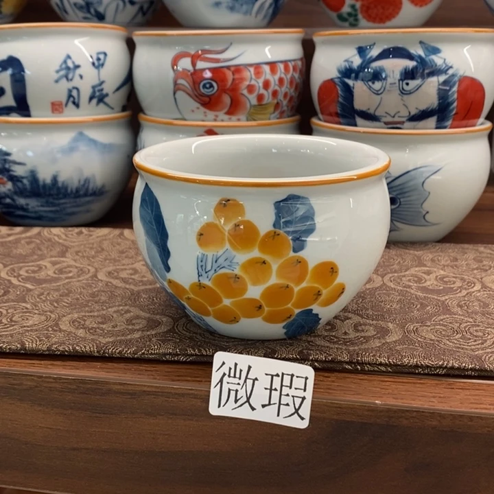 釉下老陶泥手工绘制