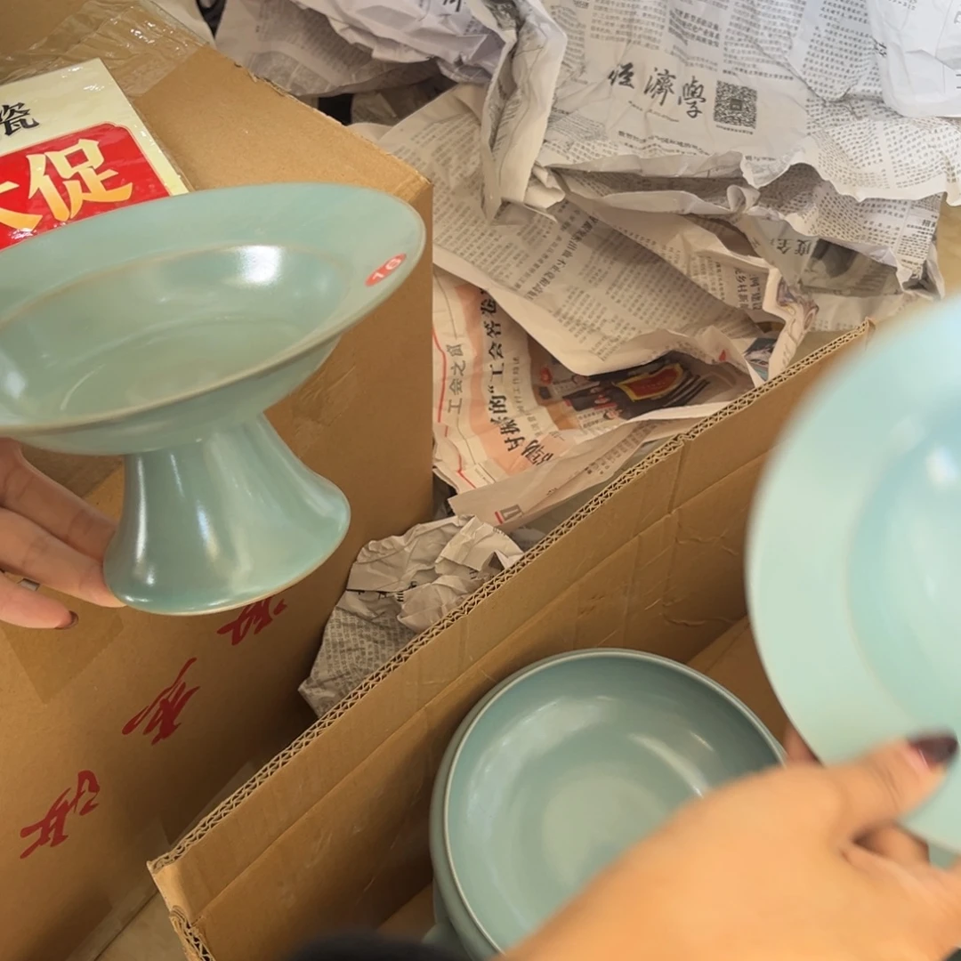 瓷片原产地原矿釉汝瓷