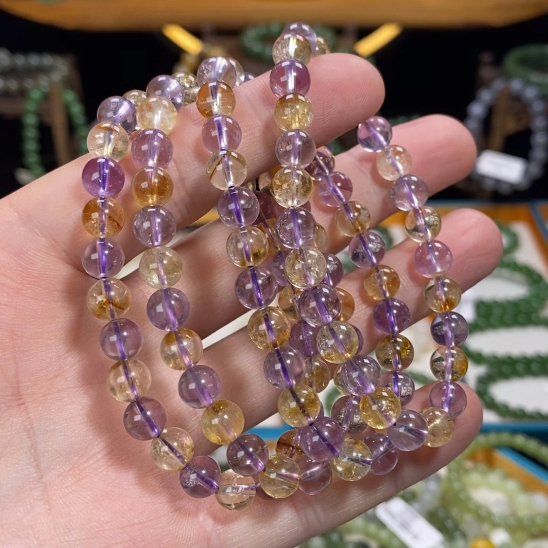 烟晶手链未镶嵌多样性发一