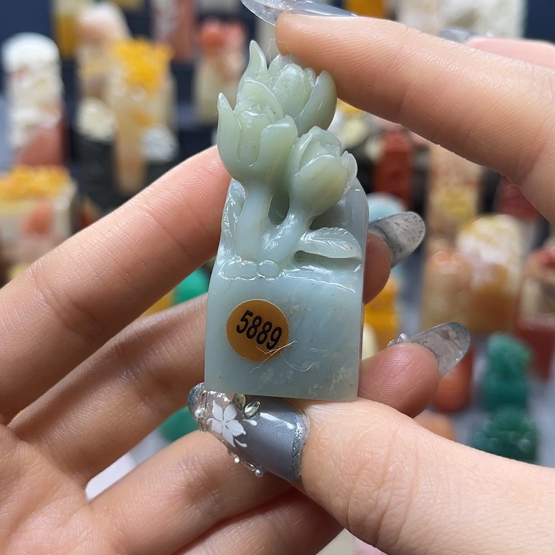 昌化石印石包邮包刻5889