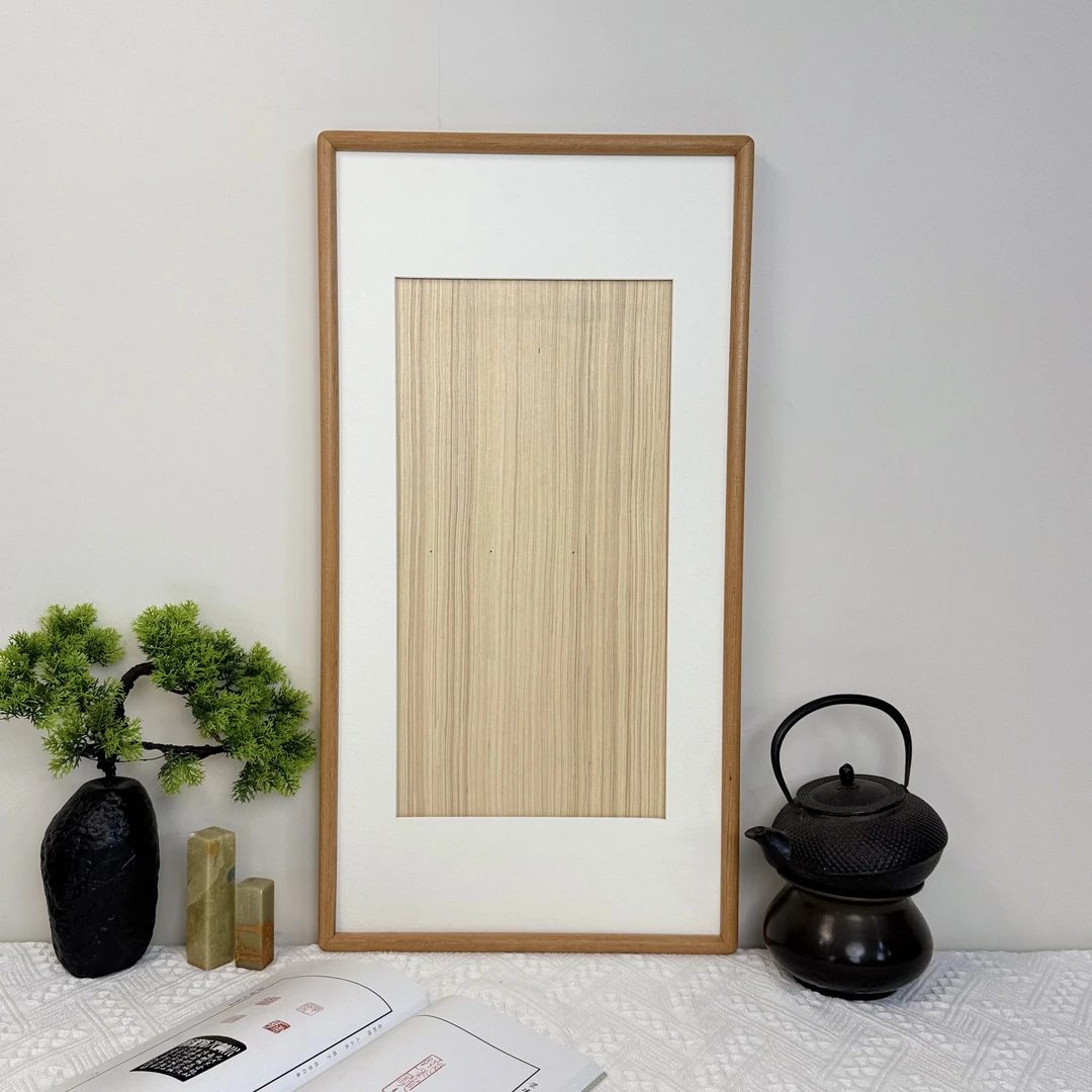 【黄金檀】实木榫卯弹珠款 65*33含装裱卡纸 有机玻璃 龙骨背板