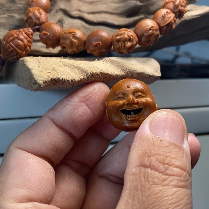 手串/手链橄榄核单颗笑佛