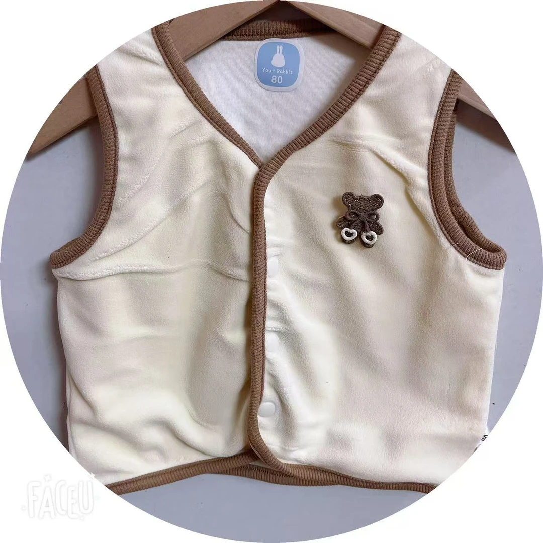 玥儿儿童奥利绒双层马甲