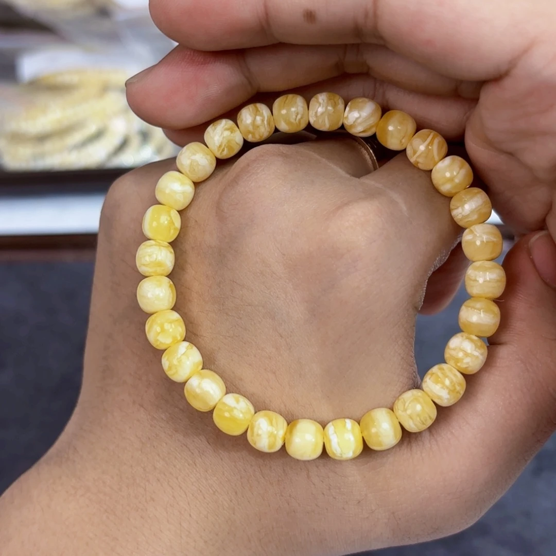 手链琥珀未镶嵌7.5mm