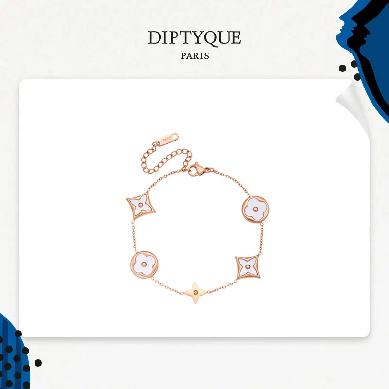 Diptyque「星芒拾愿」系列四叶草手链L7-1
