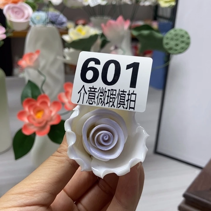 陶瓷手工制作陶瓷花