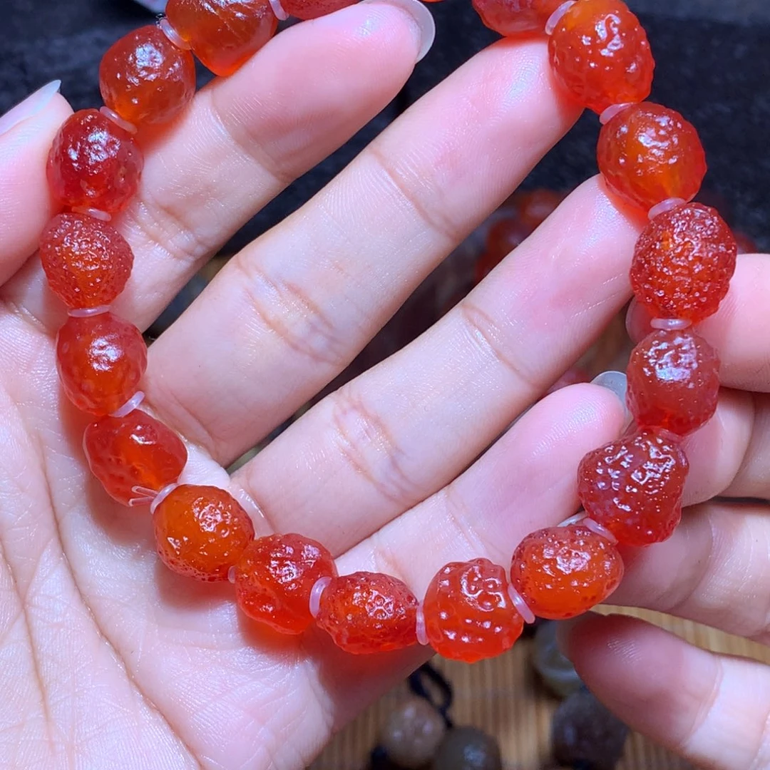 未镶嵌玛瑙/玉髓珠宝半成品