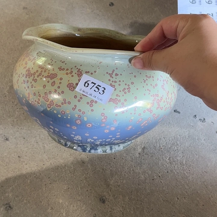 口17高16无孔手工花盆满30包邮
